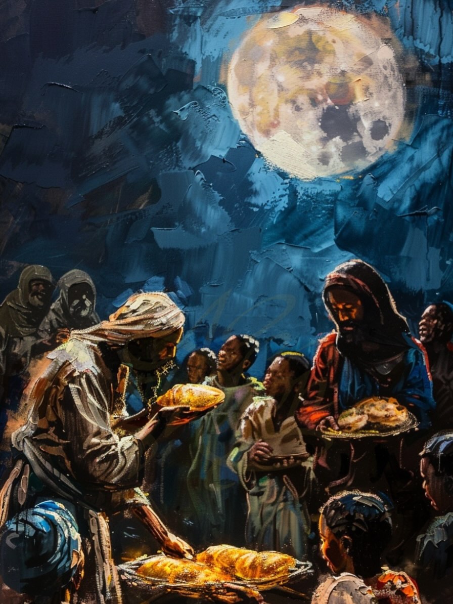Jesus was in the trenches …….💔 #jesus #art #nightart #churchart #abstract