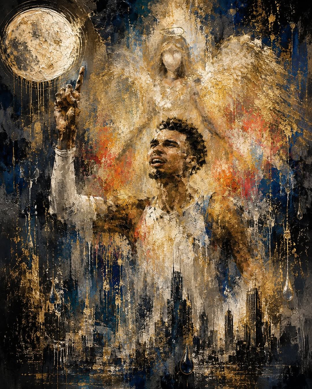 Trust The Flourish …Champions Edition 🏆…Volume 1 …💔 #art #spurs #wemby #success